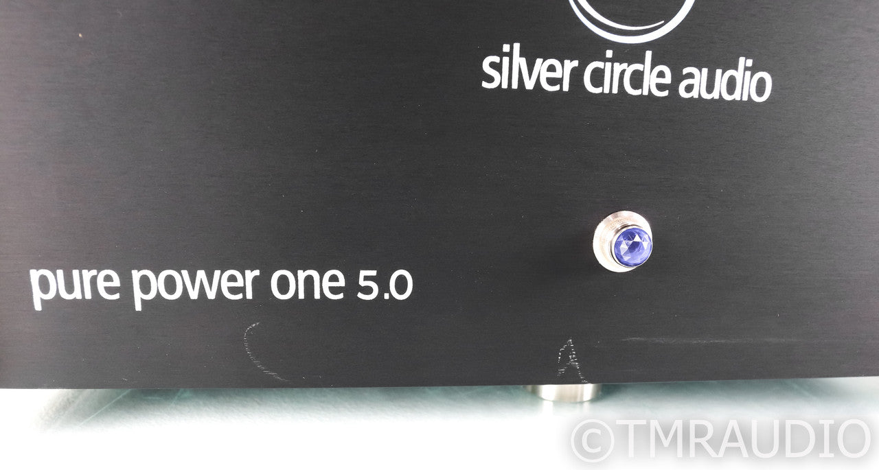 Silver Circle Audio Pure Power One 5.0 AC Power Line Conditioner; Wood & Black