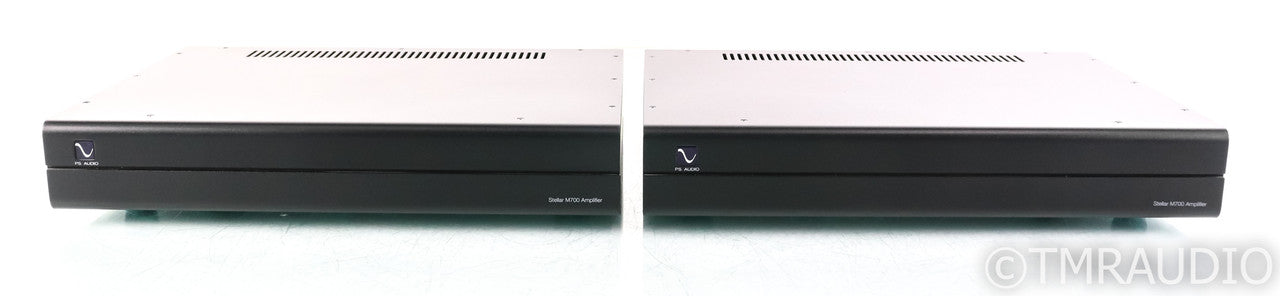 PS Audio Stellar M700 Mono Power Amplifier; Black Pair; M-700 (Used)