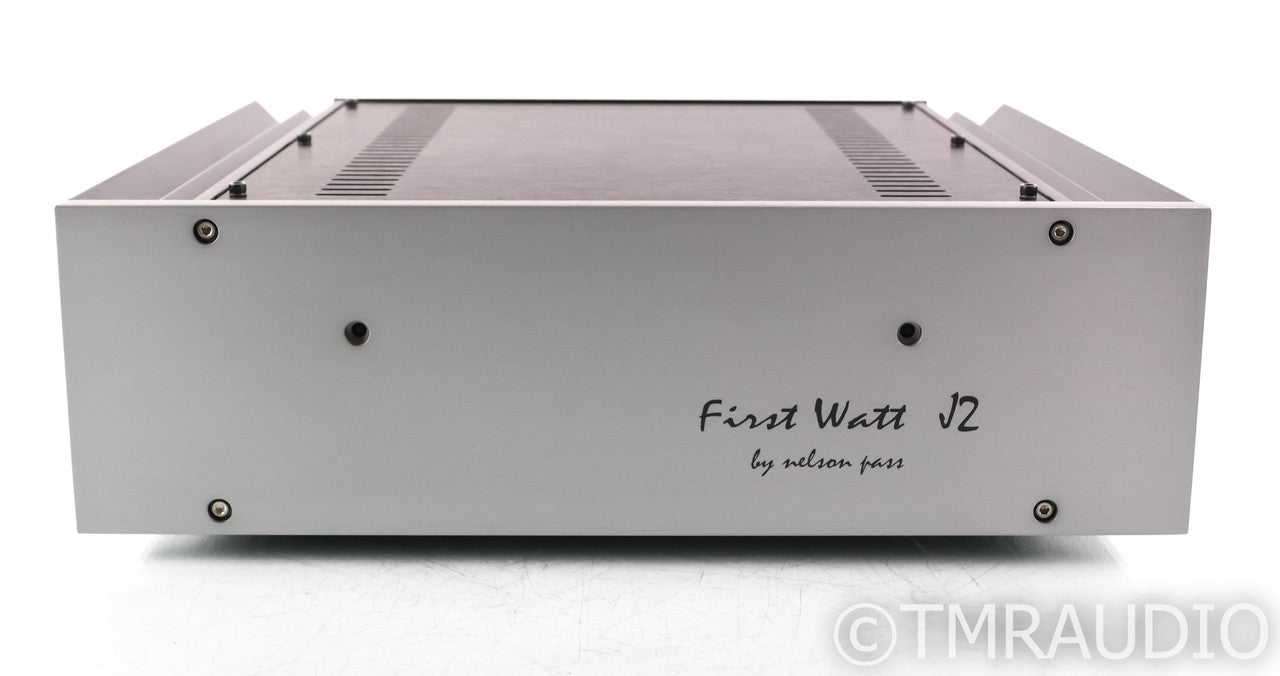 First Watt J2 Stereo Power Amplifier; Silver; JFET; Nelson Pass