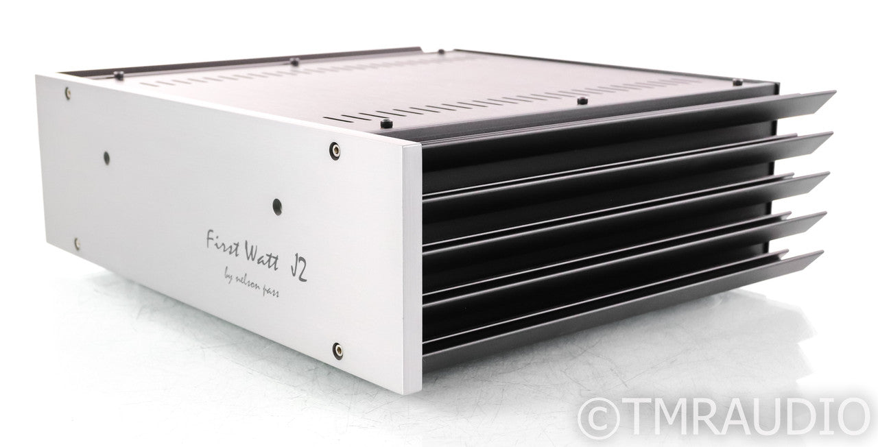 First Watt J2 Stereo Power Amplifier; Silver; JFET; Nelson Pass