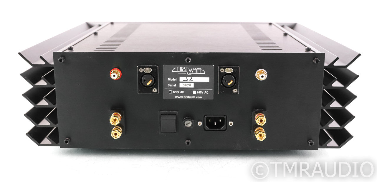 First Watt J2 Stereo Power Amplifier; Silver; JFET; Nelson Pass