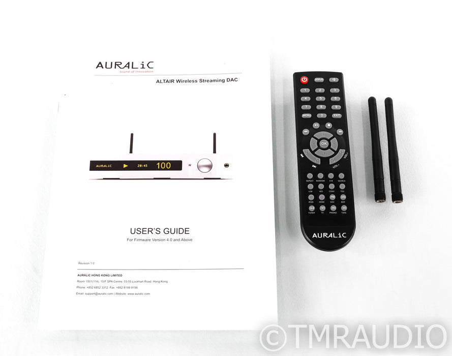 Auralic Altair Wireless Network Streamer / DAC; D/A Converter; USB; Remote