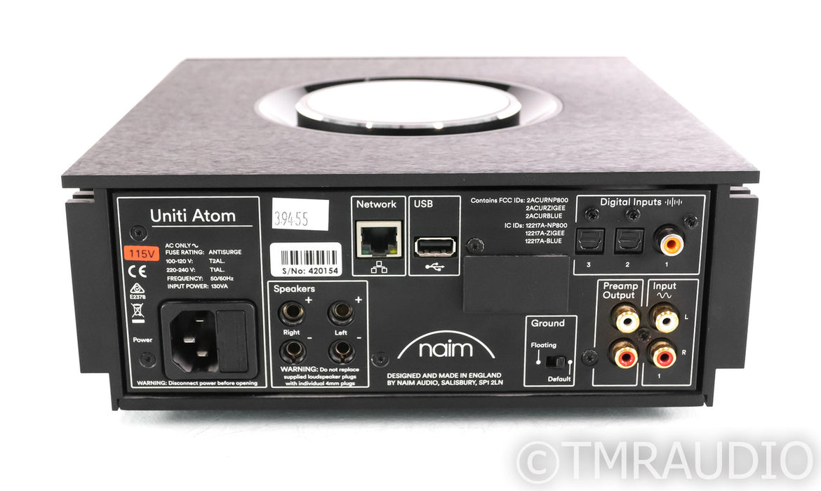 Naim Uniti Atom Wireless Streaming Integrated Amplifier; Remote