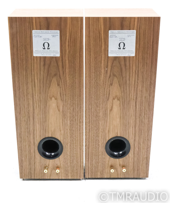 Omega Super 3 XRS Floorstanding Speakers; Walnut Pair