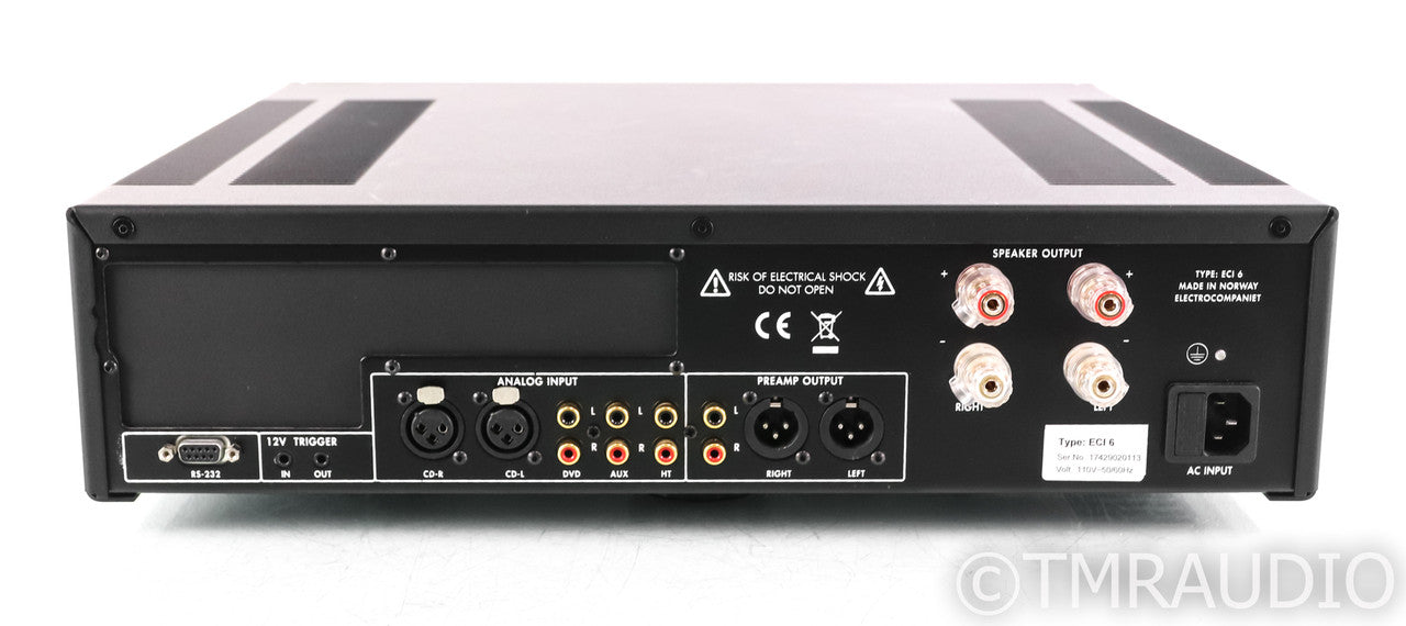 Electrocompaniet ECI 6 Stereo Integrated Amplifier; Remote, ECI6