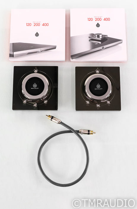 Devialet 400 Dual-Mono Integrated Amplifier; Chrome Pair; DAC; USB