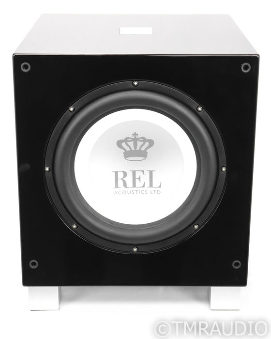 REL T/9i 10" Powered Subwoofer; Piano Black; T9I