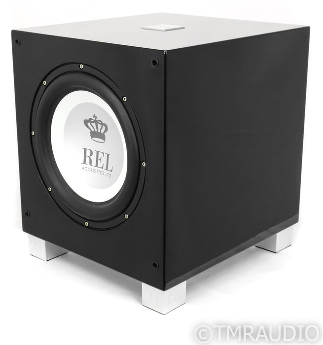 REL T/9i 10" Powered Subwoofer; Piano Black; T9I