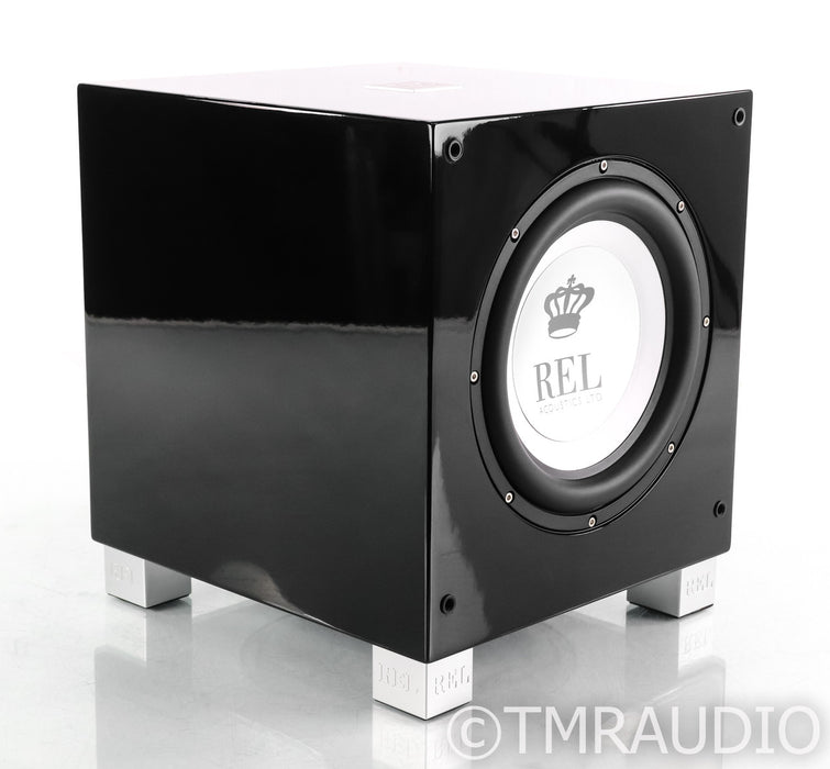 REL T/9i 10" Powered Subwoofer; Piano Black; T9I