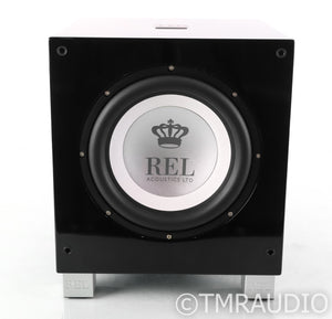 REL T/9i 10" Powered Subwoofer; Piano Black; T9I