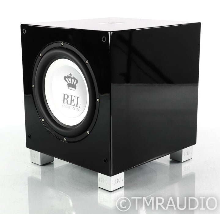 REL T/9i 10" Powered Subwoofer; Piano Black; T9I