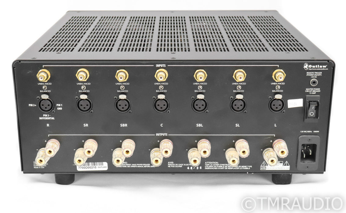 Outlaw Audio Model 7700 Seven Channel Power Amplifier