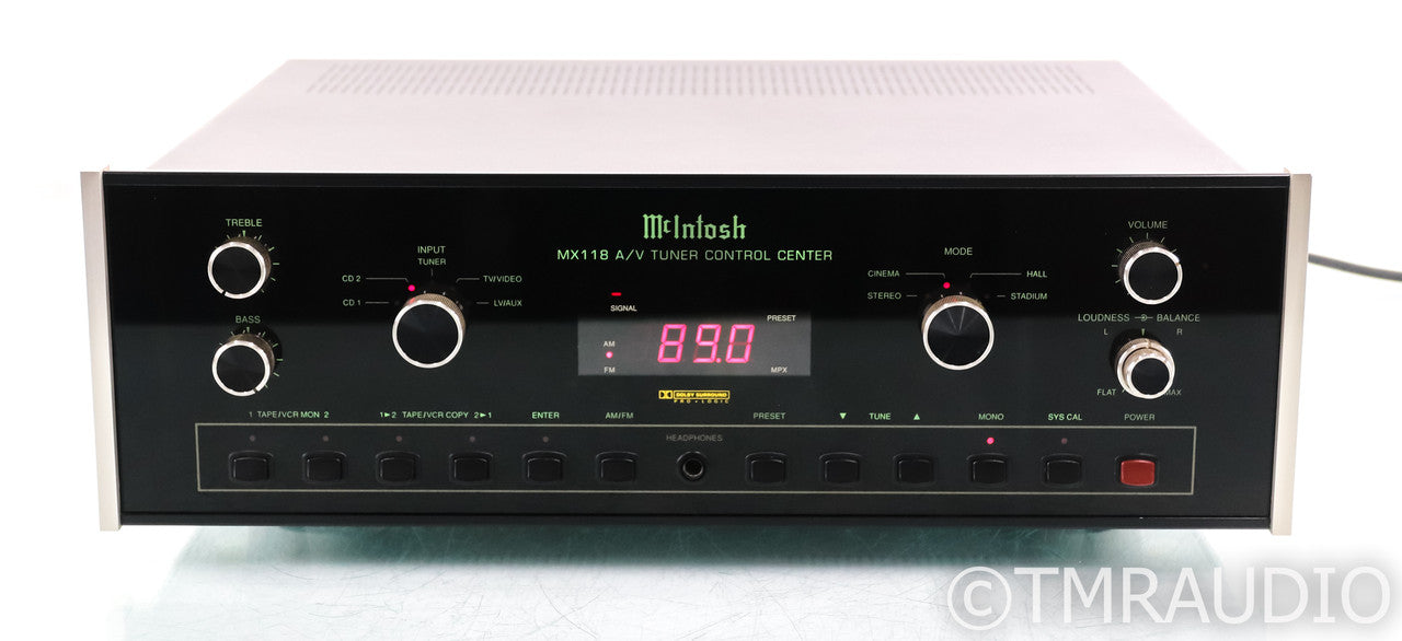 McIntosh MX118 Preamplifier / Processor; MX-118; Remote