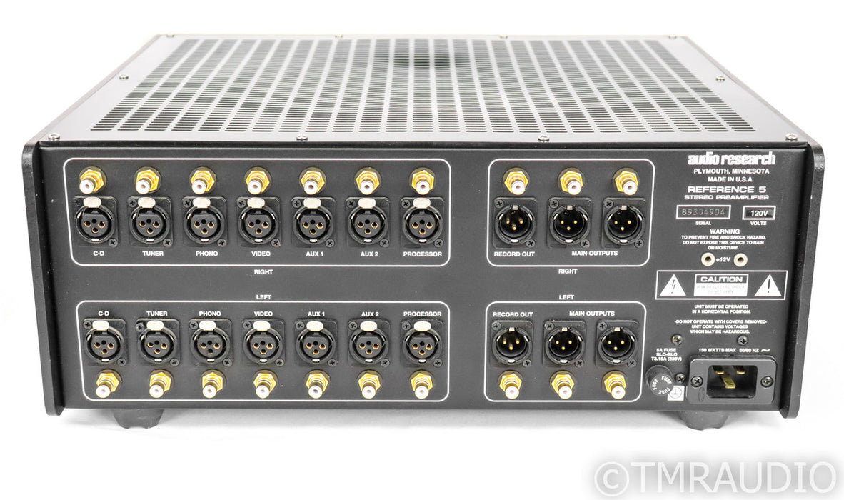 Audio Research Reference 5 Stereo Tube Preamplifier; Silver