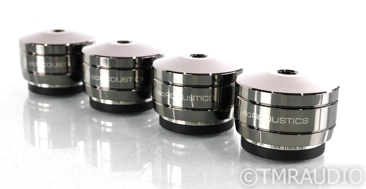 IsoAcoustics Gaia Titan Theis 70 Speaker Isolators; Set of 4 (Open Box)