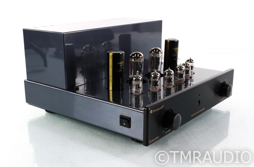 PrimaLuna EVO 400 Stereo Tube Preamplifier; Remote; Black