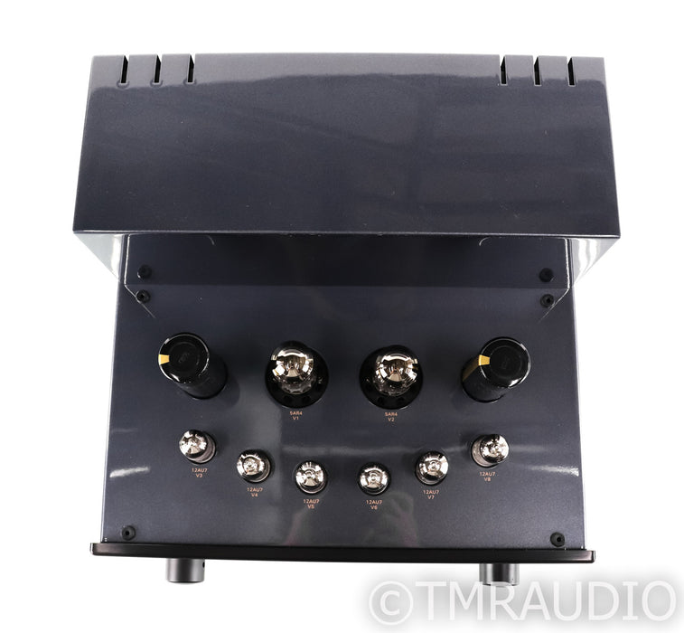 PrimaLuna EVO 400 Stereo Tube Preamplifier; Remote; Black