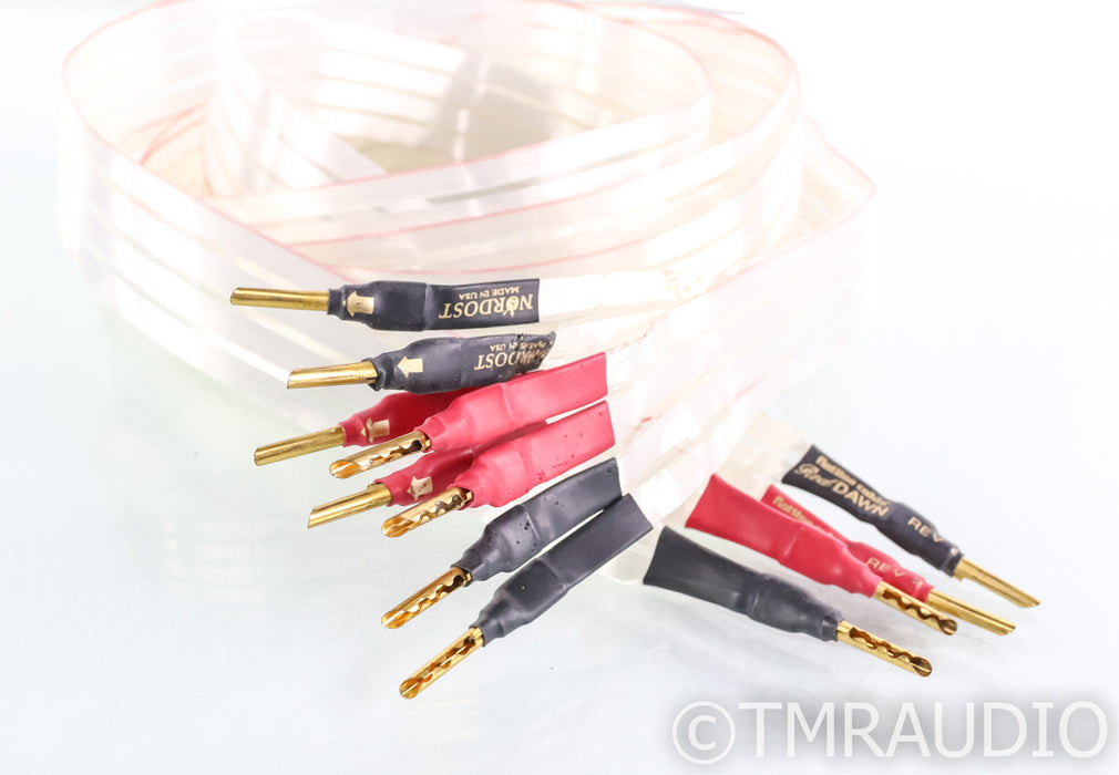 Nordost Red Dawn Bi-Wire Speaker Cables; Rev 2; 3m Pair
