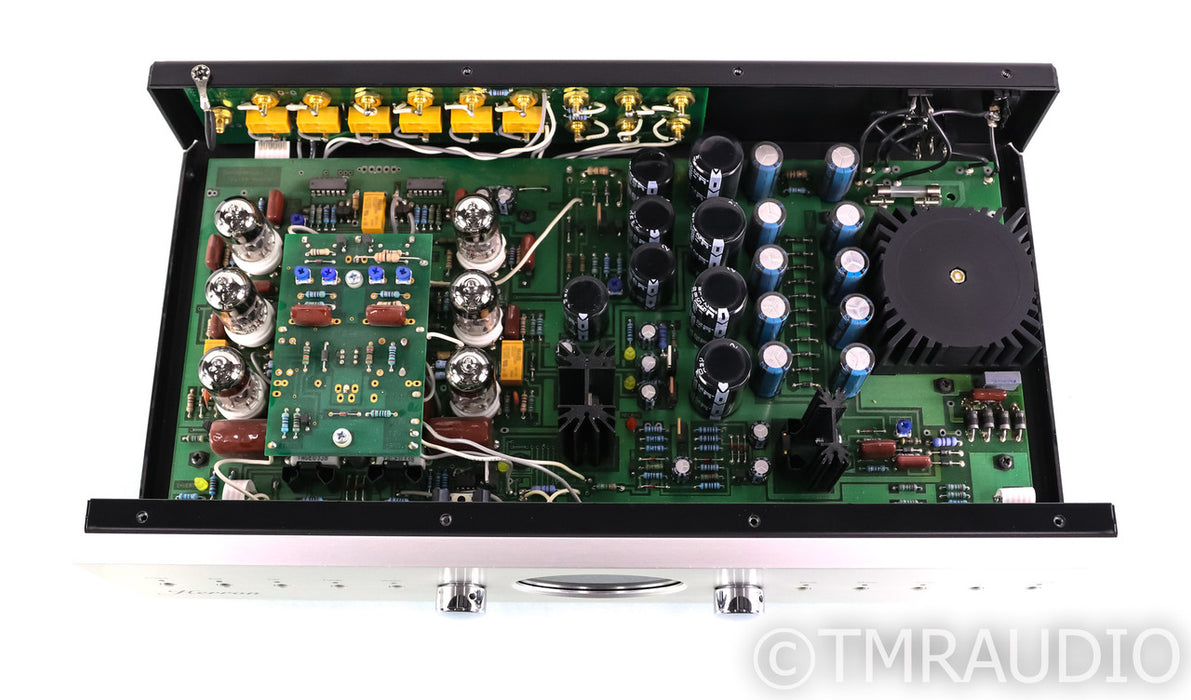 Herron Audio VTSP-3 Stereo Tube Preamplifier; Remote; Silver; VTSP3