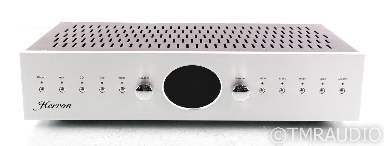 Herron Audio VTSP-3 Stereo Tube Preamplifier; Remote; Silver; VTSP3