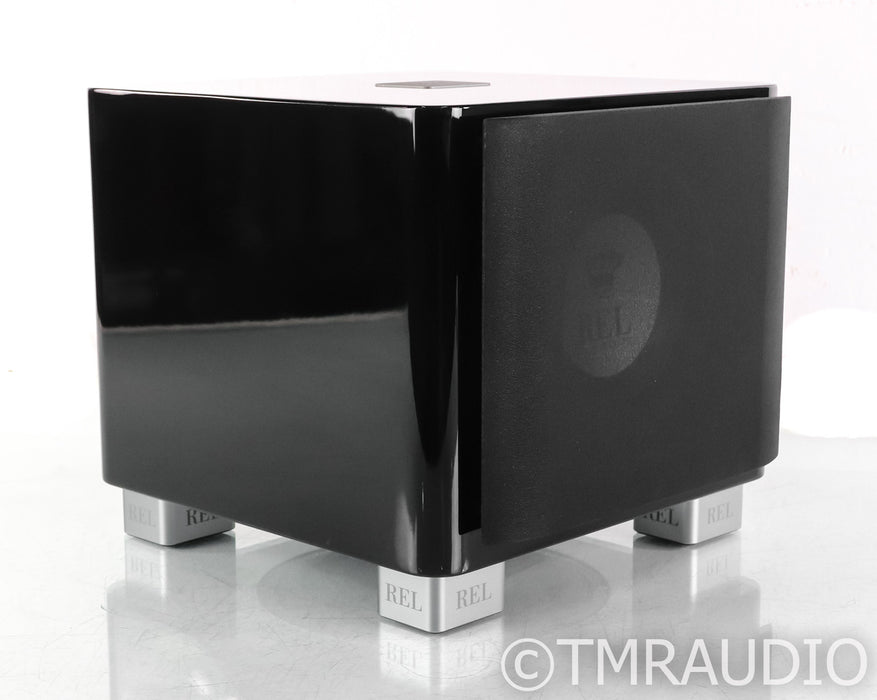 REL T/7x 8" Powered Subwoofer; Gloss Black; T7x (Open Box)