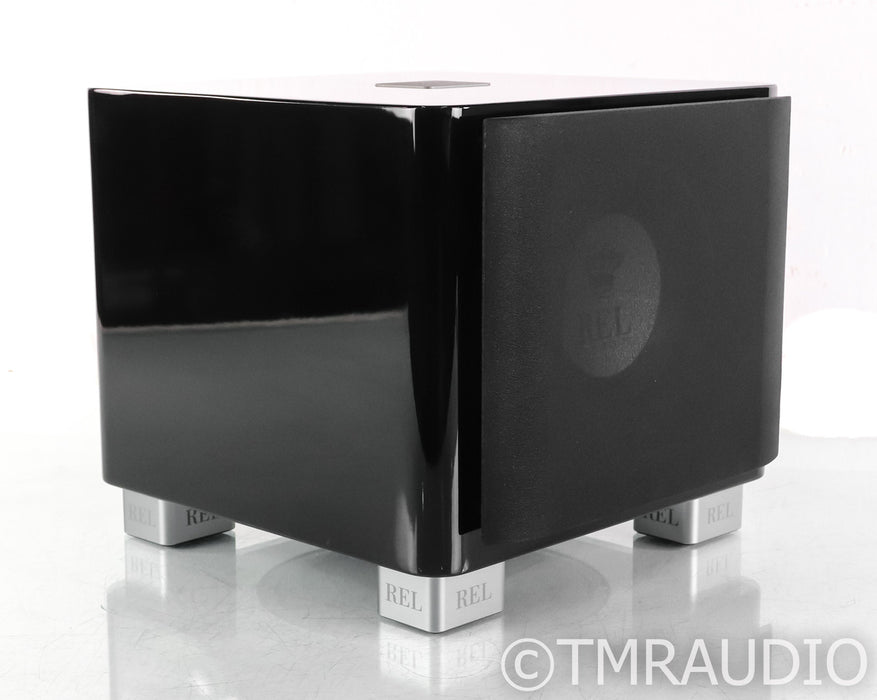 REL T/7x 8" Powered Subwoofer; Gloss Black; T7x (Open Box)