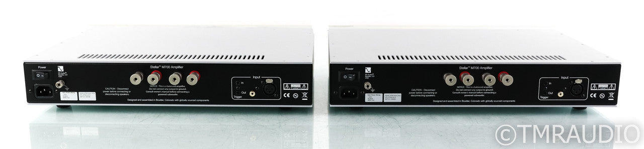 PS Audio Stellar M700 Mono Amplifier; Silver Pair; M-700 (Used)