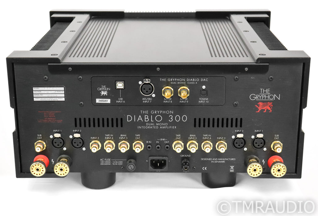 Gryphon Diablo 300 Stereo Integrated Amplifier; Remote; DAC module; USB