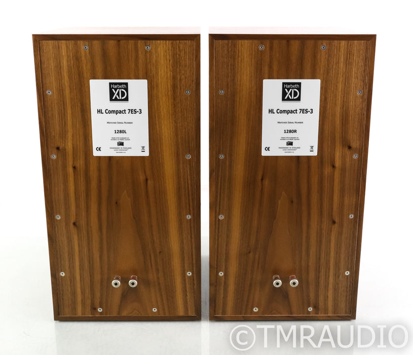 Harbeth HL Compact 7ES-3 XD Bookshelf Speakers; Walnut Pair; 7ES3