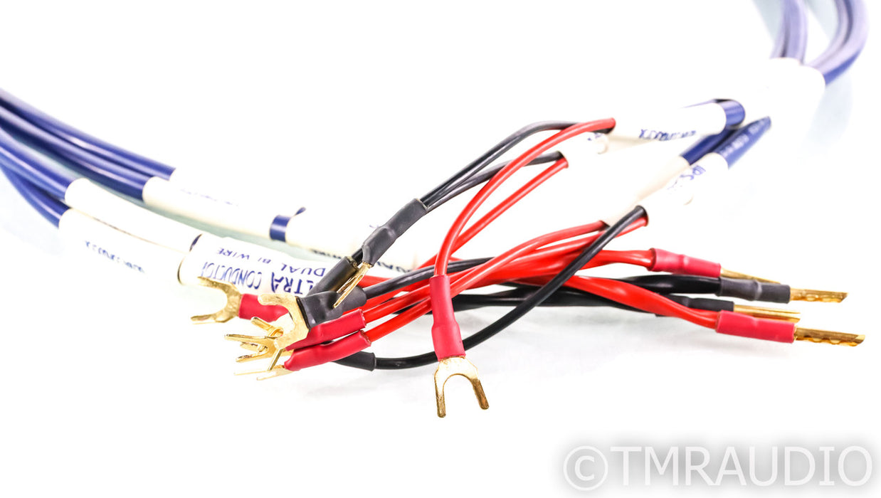 JPS Labs Ultra Conductor Dual Bi-Wire Speaker Cables; 6ft Pair