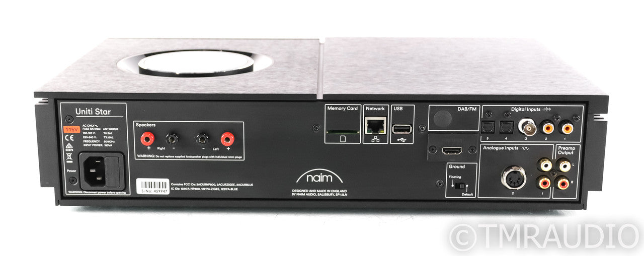 Naim Uniti Star Stereo Integrated Amplifier; DAC / Streamer / CD Player; Remote