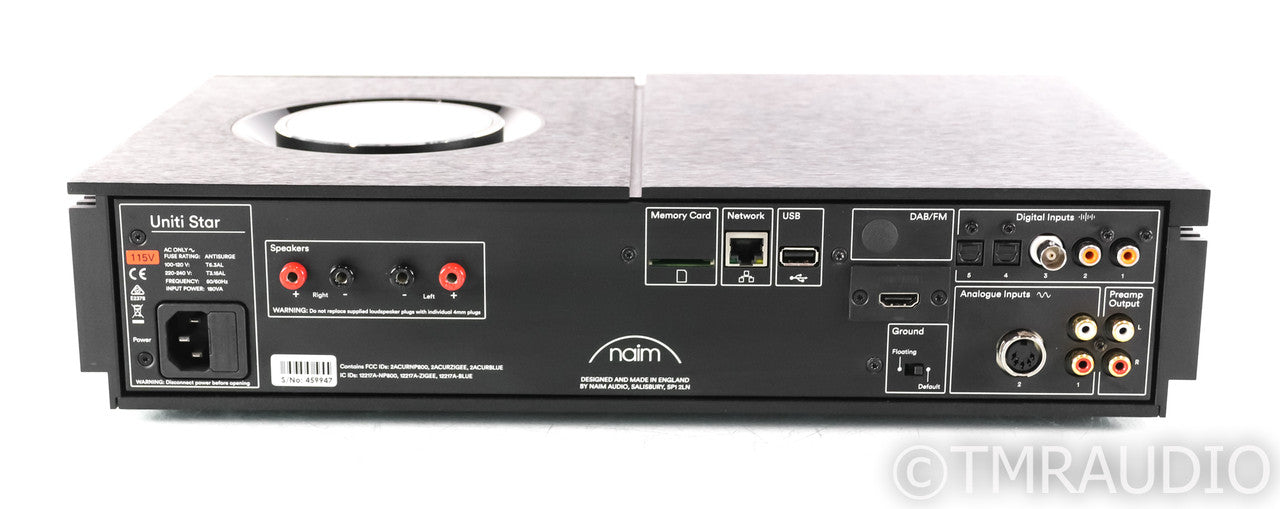 Naim Uniti Star Stereo Integrated Amplifier; DAC / Streamer / CD Player; Remote