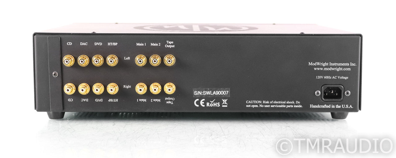 ModWright SWL 9.0 Stereo Tube Hybrid Preamplifier; Anniversary Edition; Remote