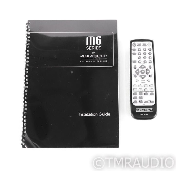 Musical Fidelity M6SR DAC; D/A Converter; M6-SR; Silver; Remote