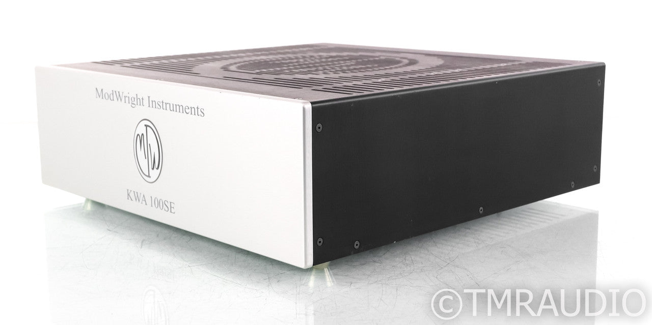 ModWright KWA 100SE Stereo Power Amplifier; Silver; Fuse Upgrade