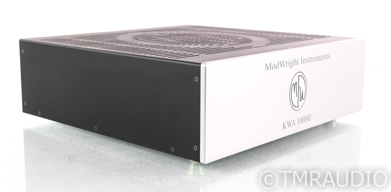 ModWright KWA 100SE Stereo Power Amplifier; Silver; Fuse Upgrade