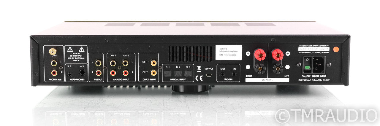Electrocompaniet ECI 80D Stereo Integrated Amplifier; Remote; DAC; MM Phono