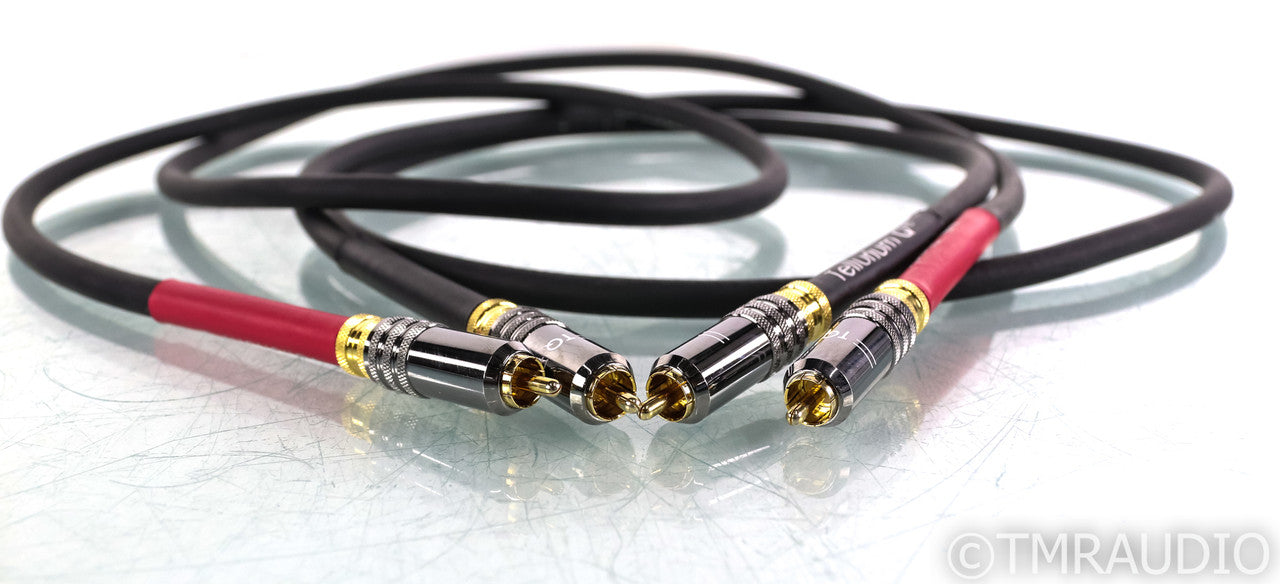 Tellurium Q Black RCA Cables; 1.5m Pair Interconnects; TQ