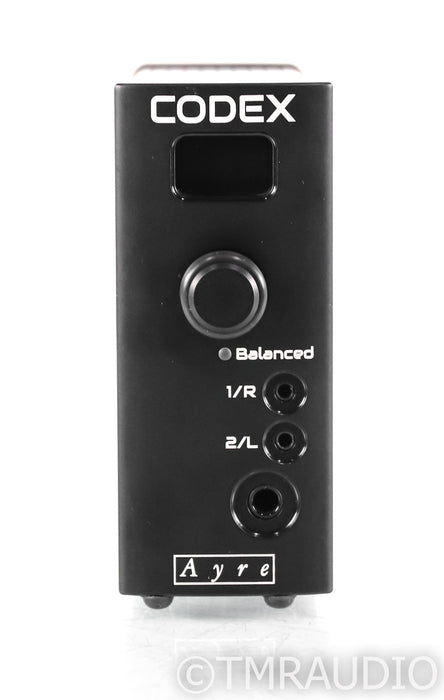 Ayre Codex Headphone Amplifier / DAC; D/A Converter; Black