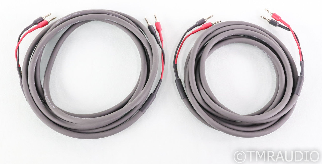 Cardas Audio Iridium Speaker Cables; 4m Pair
