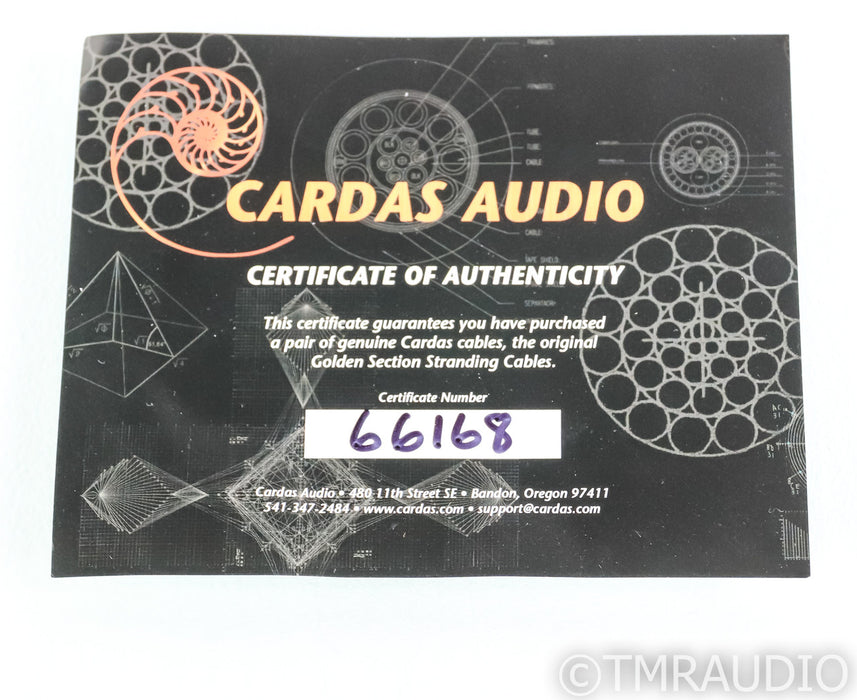 Cardas Audio Iridium Speaker Cables; 4m Pair