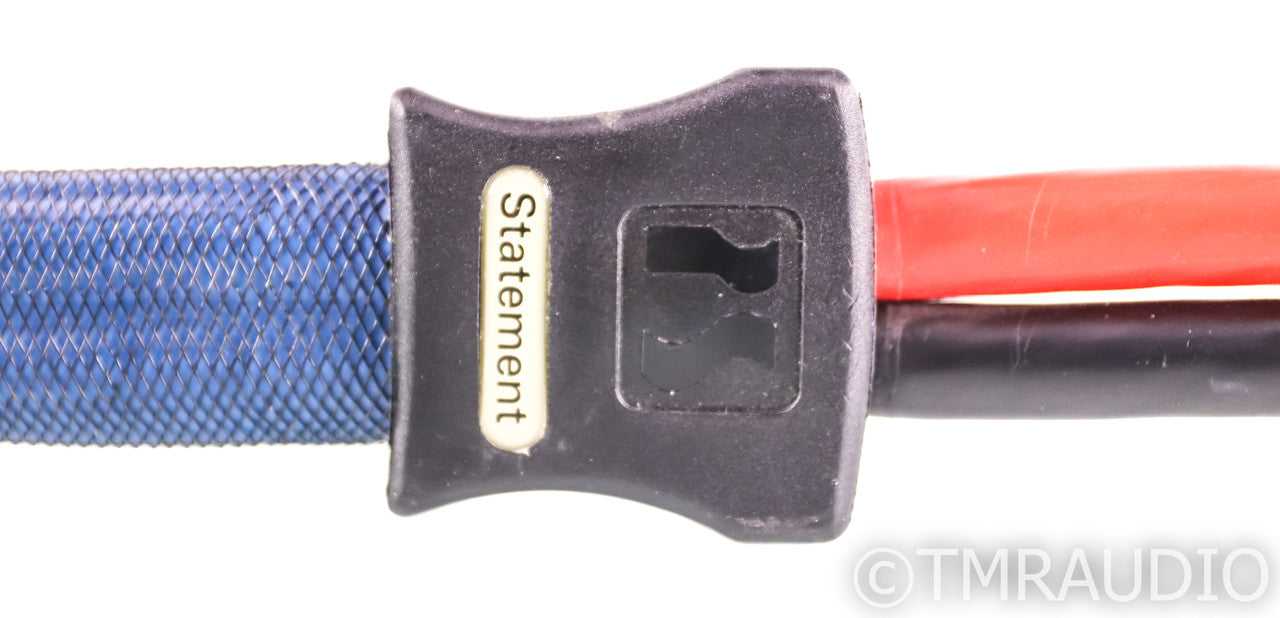 PS Audio xStream Statement Speaker Cables; 3m Pair; Spade & Banana Terminations