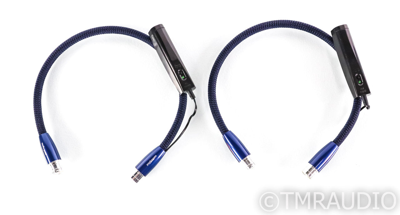 AudioQuest Water XLR Cables; .5m Pair Balanced Interconnects; 72v DBS (Open Box)