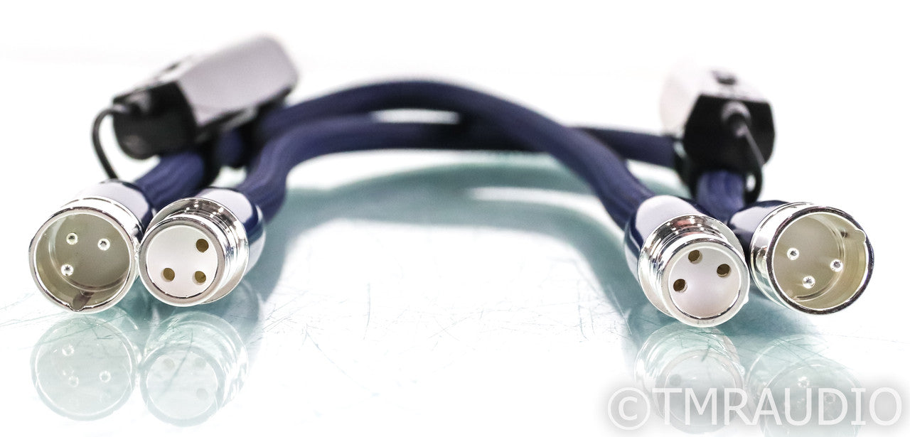 AudioQuest Water XLR Cables; .5m Pair Balanced Interconnects; 72v DBS (Open Box)