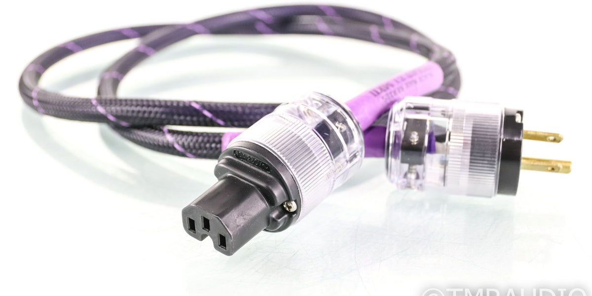 Black Sand Violet Z1 MKII Power Cable; 1.5m AC Cord — The Music Room