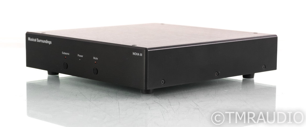 Musical Surroundings Nova III MM / MC Phono Preamplifier; Black