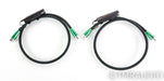 AudioQuest Earth XLR Cables; 1m Pair Balanced Interconnects; 72v DBS