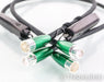 AudioQuest Earth XLR Cables; 1m Pair Balanced Interconnects; 72v DBS