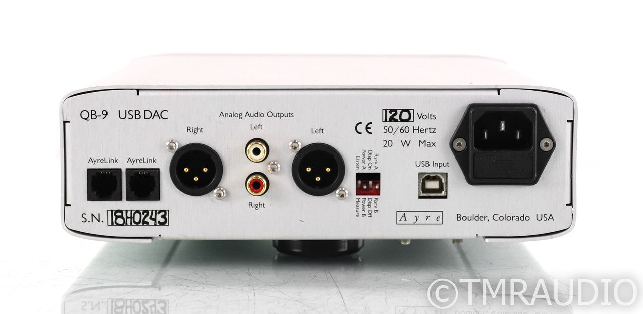 Ayre QB-9 USB DAC; D/A Converter; QB9; Silver