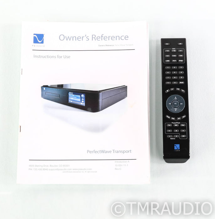PS Audio PerfectWave Transport; "Signature Edition"; Black; Remote; PWT (Used)